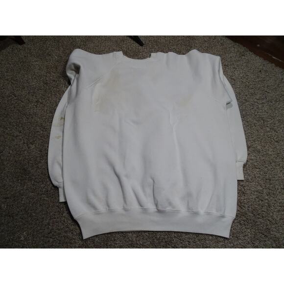 Vintage Distressed Hanes Mercury Cougar Racing Sweatshirt XL Stained Workwear - Picture 7 of 7